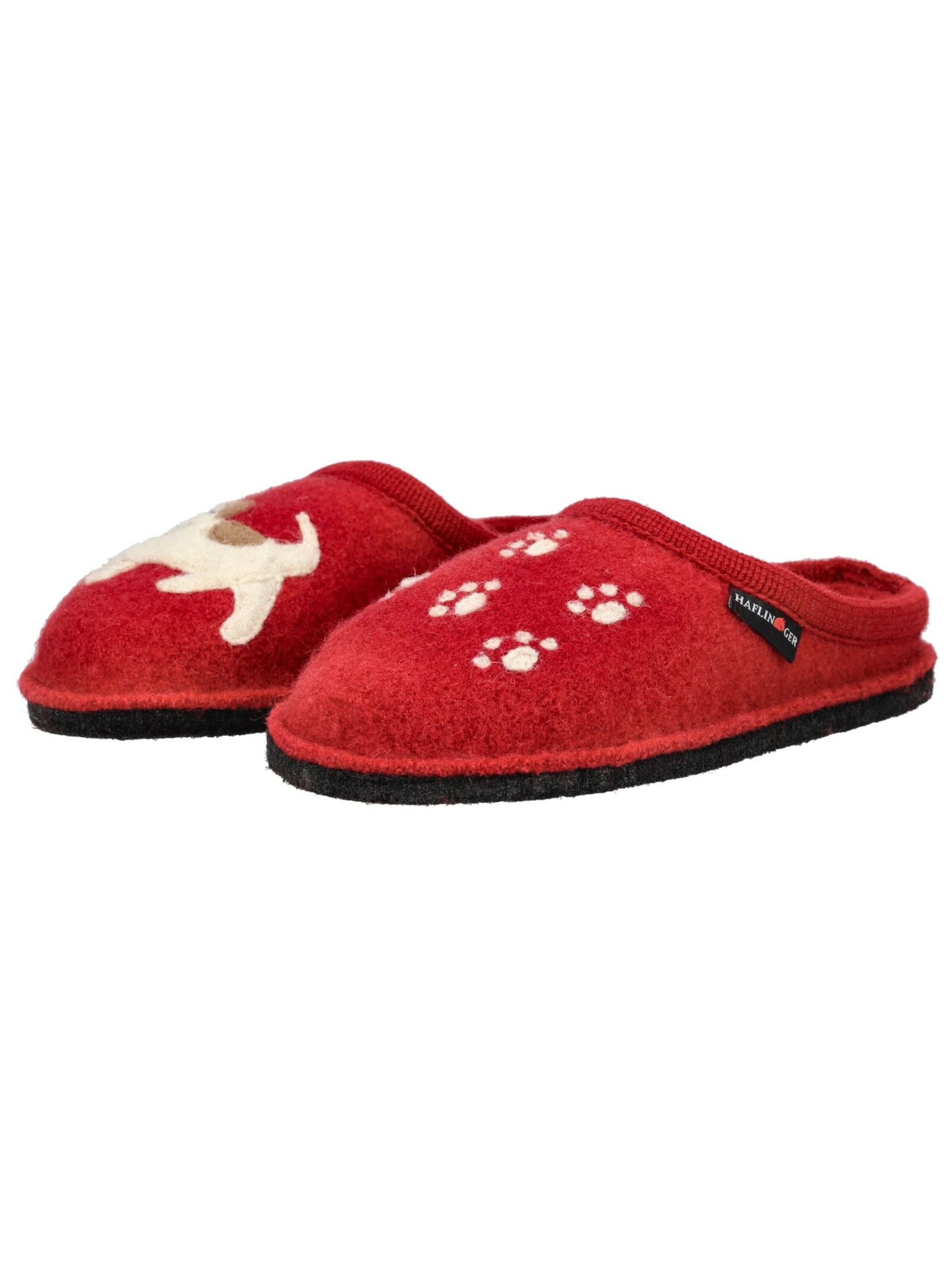 HAFLINGER Hausschuh in Rot