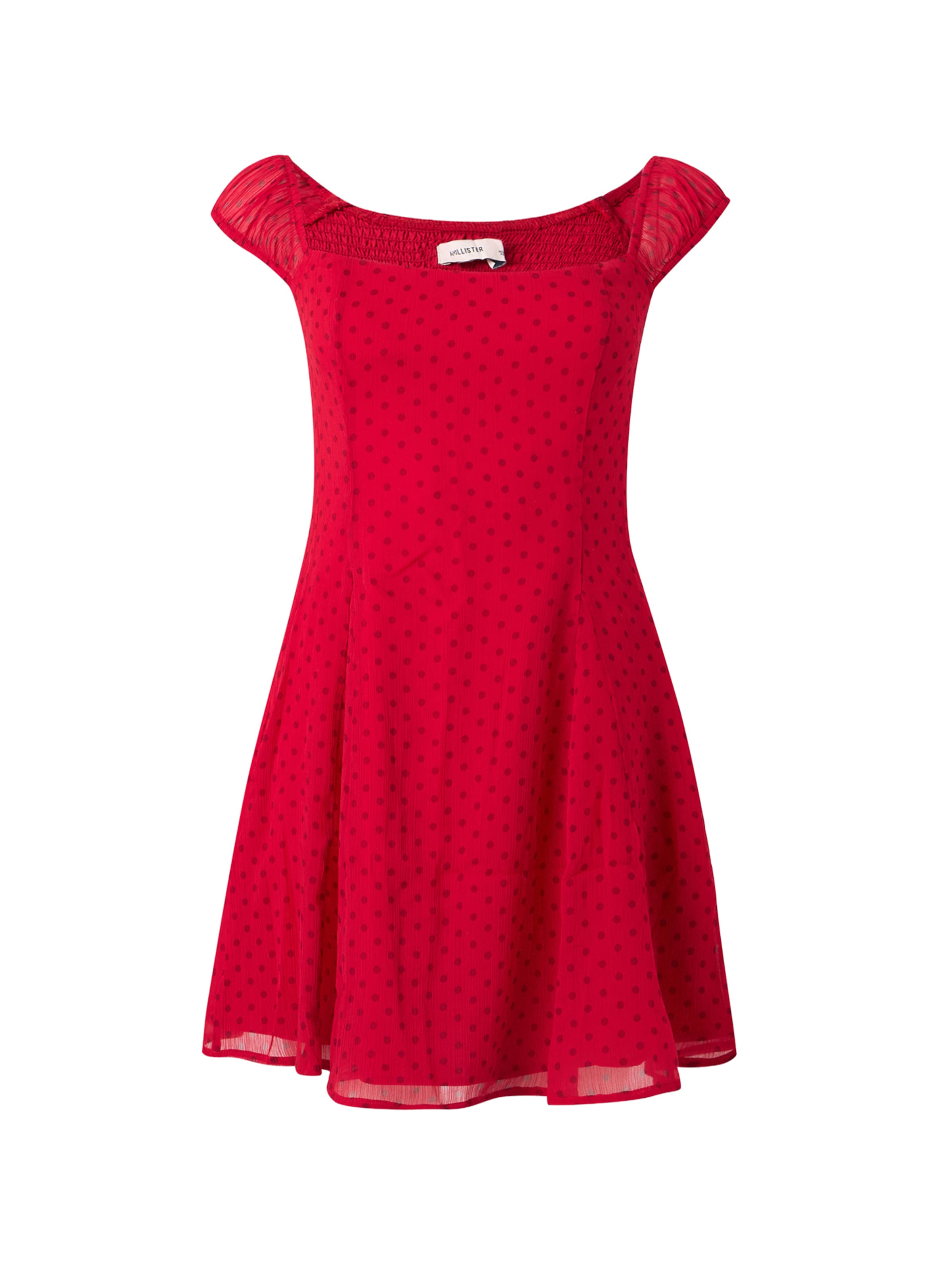 HOLLISTER Letné šaty - Červená: predná strana