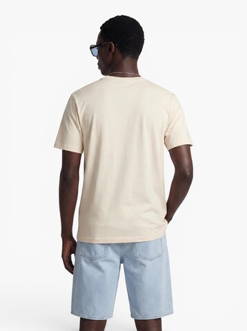 JACK & JONES Tričko 'JORCASSIS SKULL' - Béžová