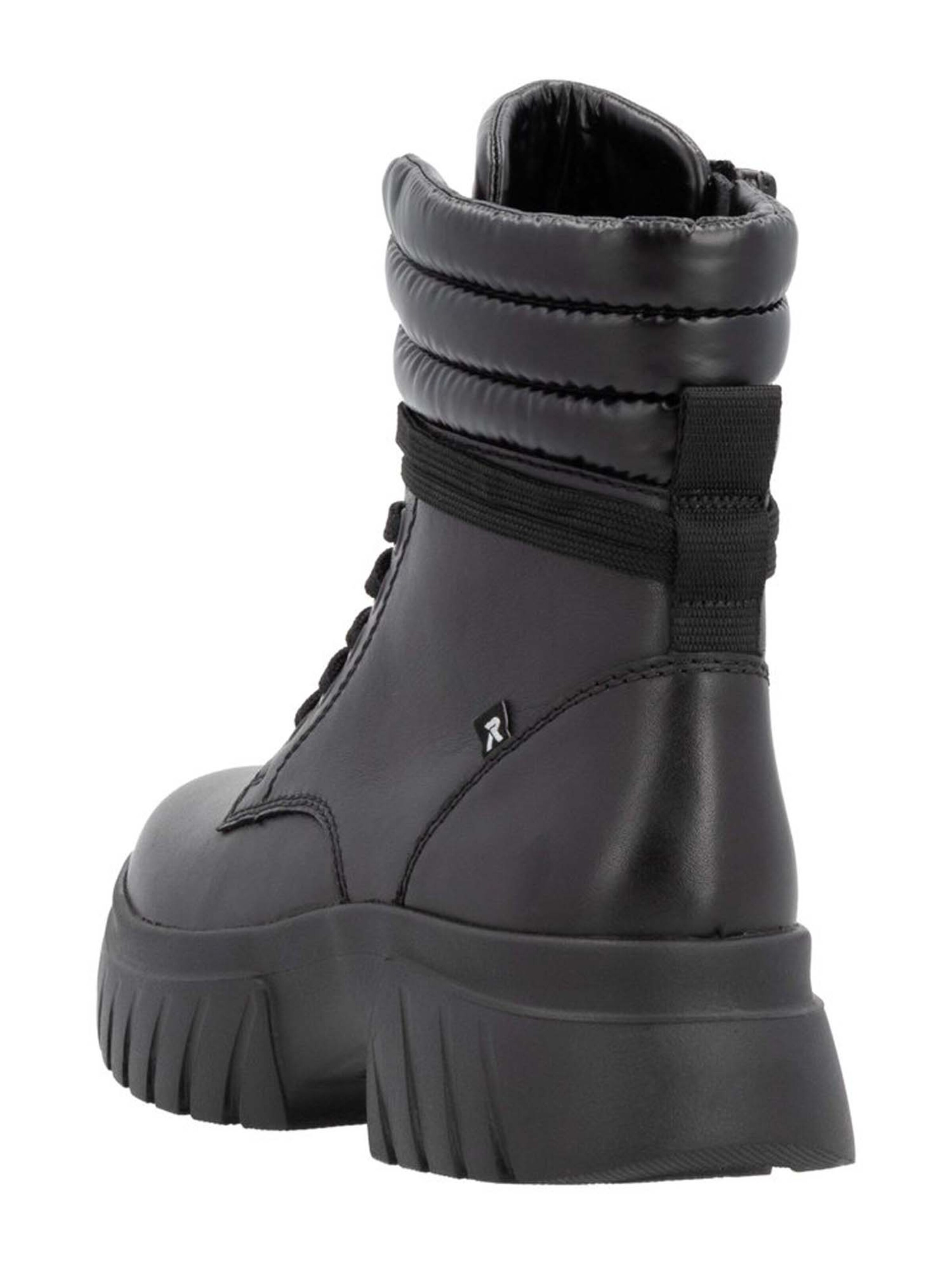 Rieker Sport Fűzős rövid szárú csizmák - fekete