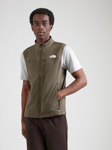 THE NORTH FACE Αθλητικό γιλέκο 'NIMBLE' σε πράσινο: μπροστά