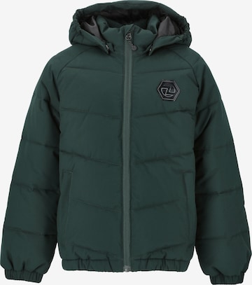 ZigZag Performance Jacket 'Flake' in Green: front