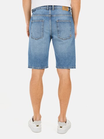 CAMEL ACTIVE Loosefit 5-Pocket Denim Shorts aus Baumwolle in Blau