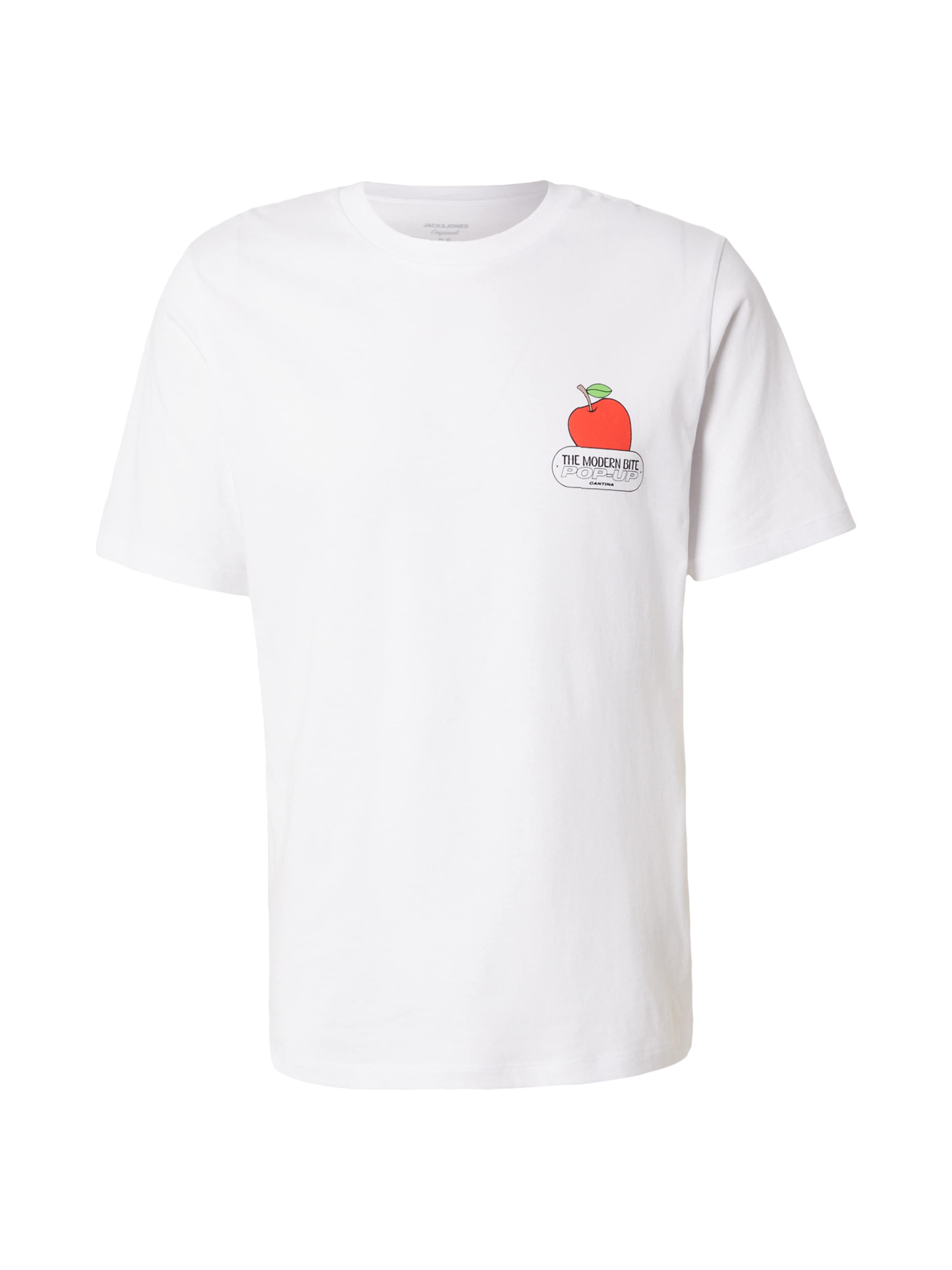 JACK & JONES Särk 'JORART' XS suuruses heleroheline / helepunane / must / valge, Tootevaade