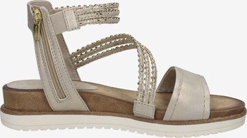 TAMARIS Sandalen met riem in Goud