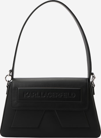 Sac bandoulière 'Ikon' Karl Lagerfeld en noir : devant