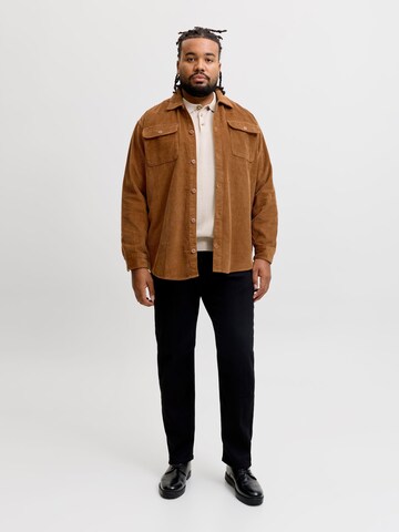 JACK & JONES Regular fit Business shirt in Brown