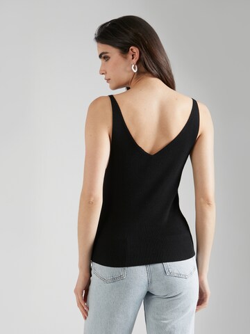 QS Knitted Top in Black