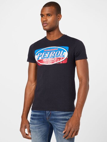 Petrol Industries T-shirt i blå: framsida