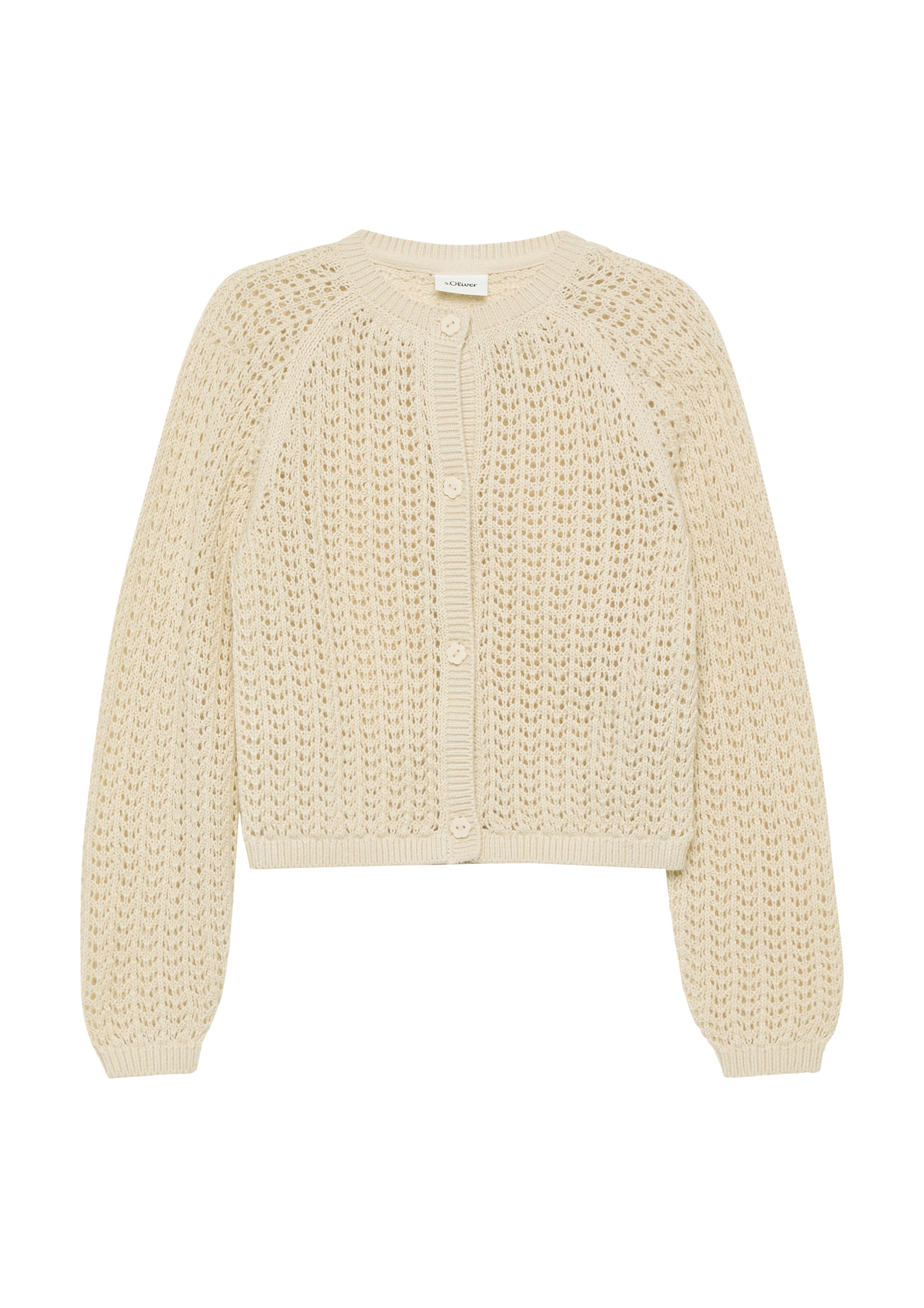 Cardigan s.Oliver en beige : devant