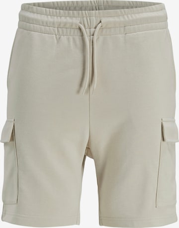 Pantalon cargo 'JREBGORM' JJ Rebel en beige : devant