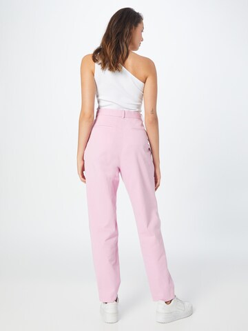 IRO Regular Pleat-front trousers 'LOLIAN' in Pink