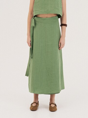 AmourLinen Rok 'Iris' in Groen