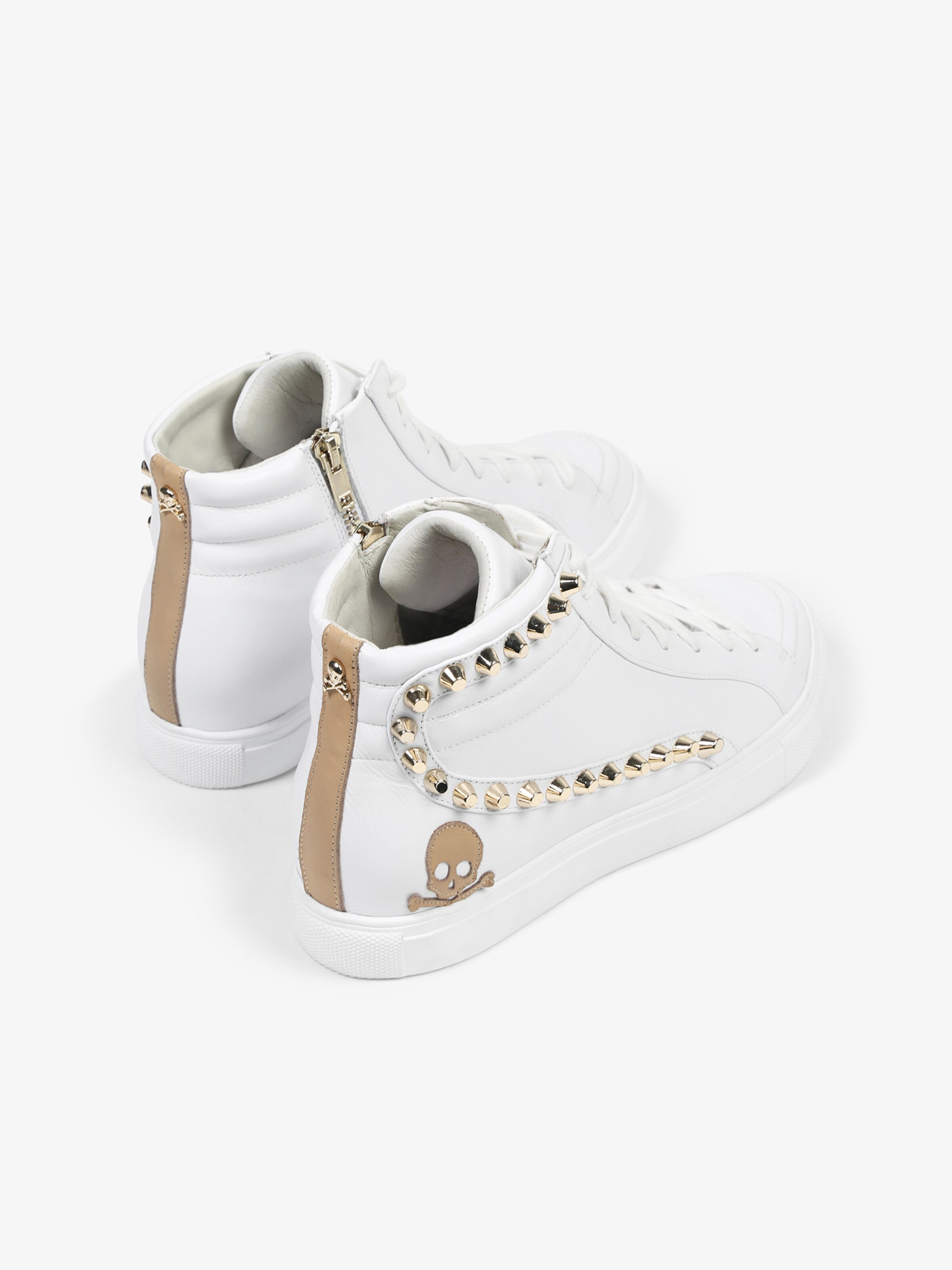 Frauen Sneaker Scalpers Sneaker 'Studs' in Weiß - XM33389 Frauen Sneaker Scalpers Sneaker 'Studs' in Weiß - XM33389