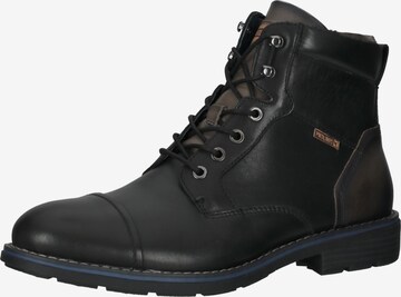 PIKOLINOS Lace-Up Boots in Black: front