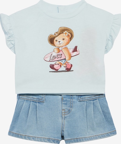 62 dydžio Rinkinys iš Levi's Kids, spalva – tamsiai (džinso) mėlyna / pastelinė mėlyna / šviesiai ruda / uogų spalva, Prekių apžvalga