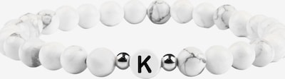 GOOD.designs Bracelet 'Ab-Weiss-K' in Black / White, Item view