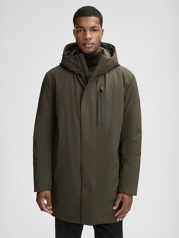 STRELLSON Winterparka 'Flex' in Groen: voorkant