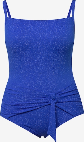 Ulla Popken Swimsuit in Blue: front