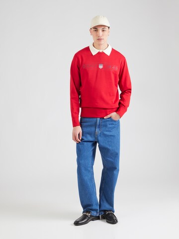 Felpa di GANT in rosso