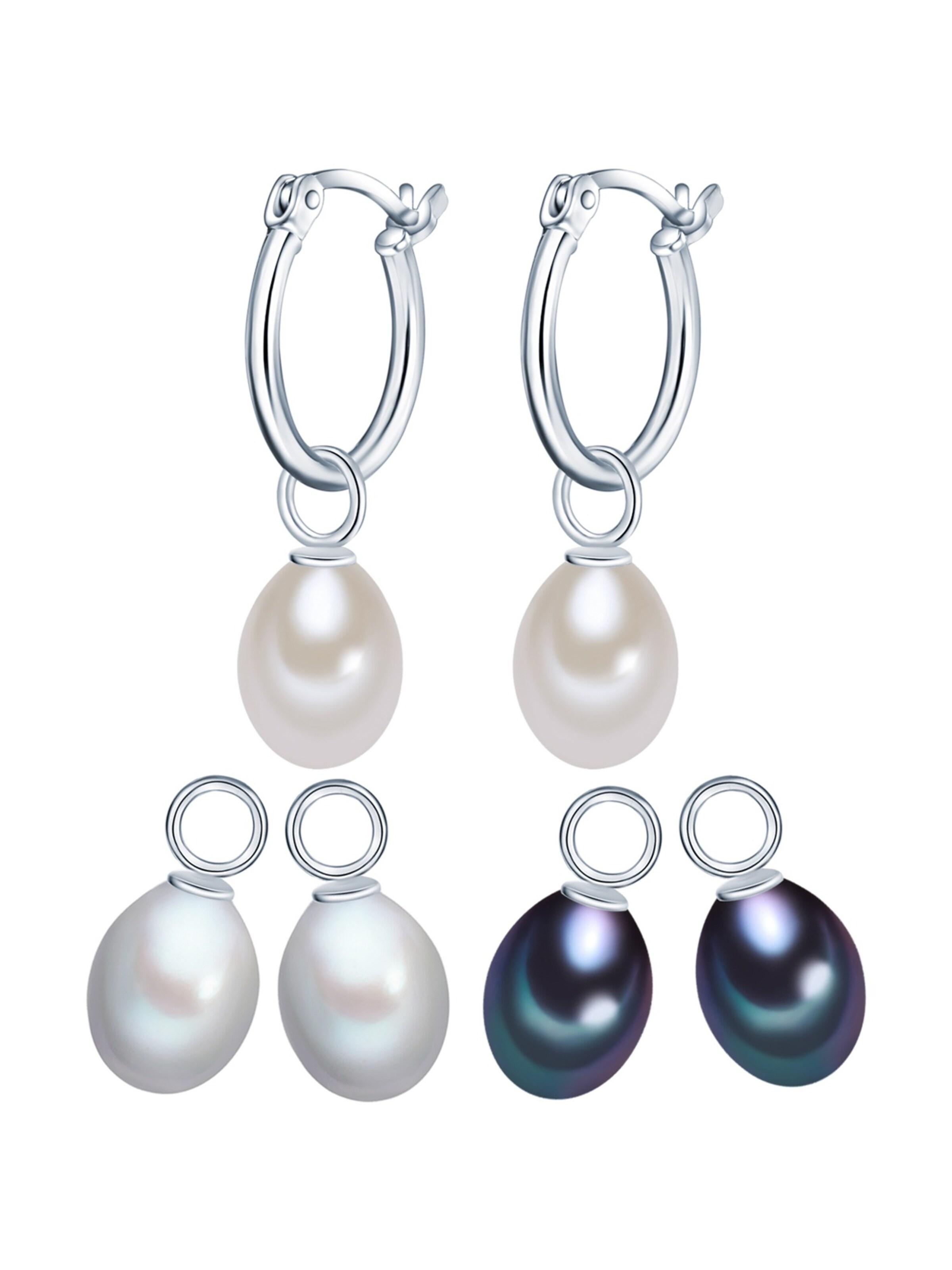 Lulu & Jane Oorbellen in Gemengde kleuren: voorkant