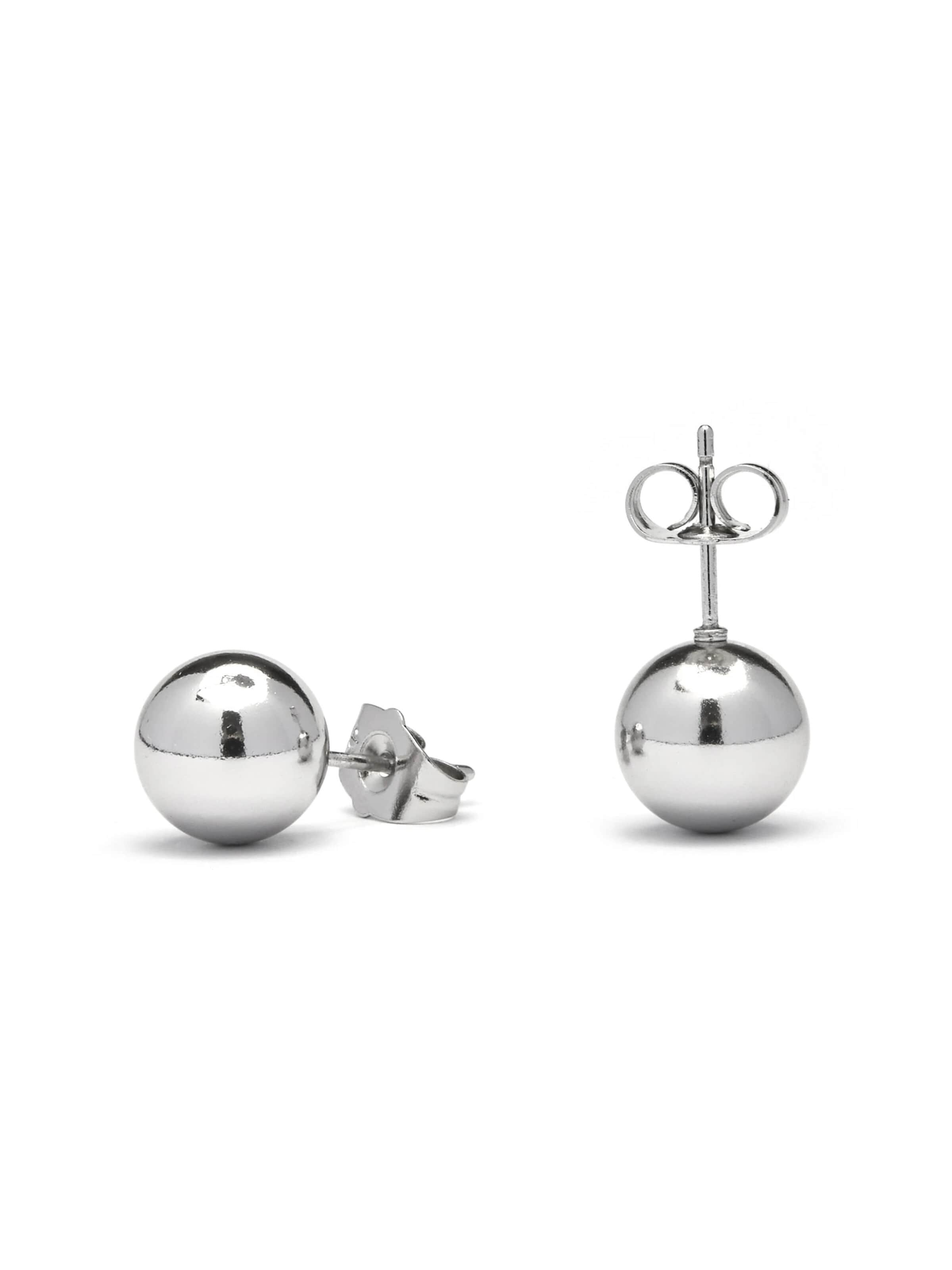 LUXBYLUX Earrings in Silver: front