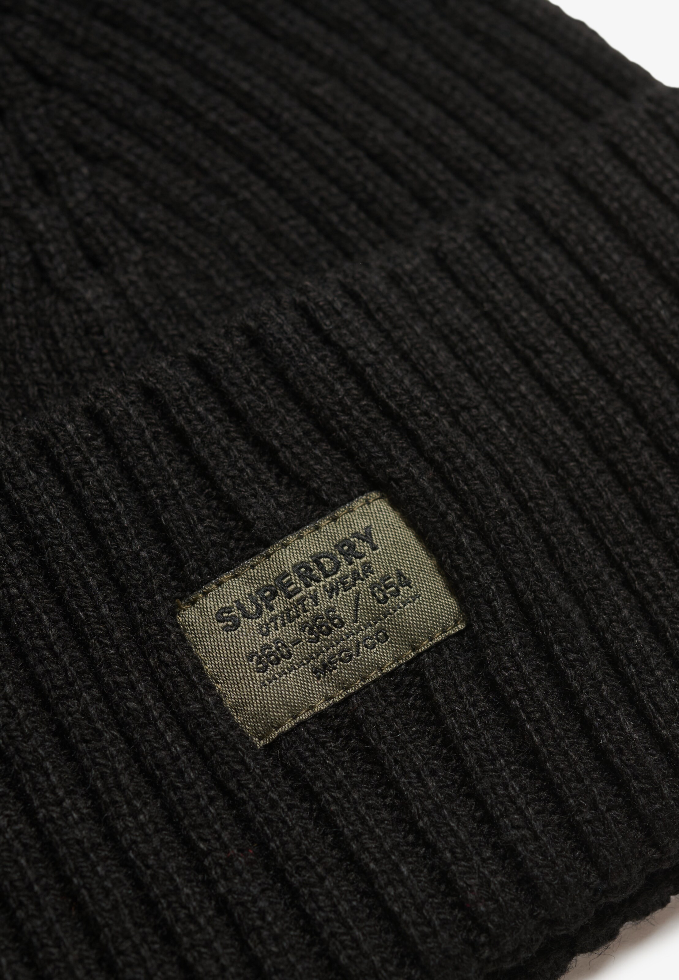 Superdry Mütze in Schwarz