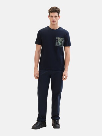 TOM TAILOR T-Shirt in Blau