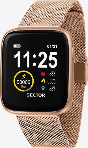 SECTOR Digital Watch in Gold: front