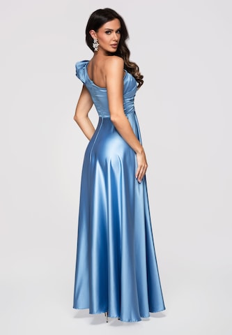 Ombre Abendkleid in Blau