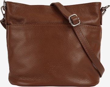 Sac à bandoulière Samantha Look en marron : devant