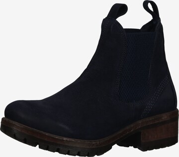 Bottines LAZAMANI en bleu : devant