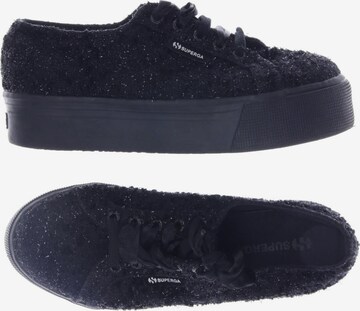SUPERGA Flats & Loafers in 38 in Black: front