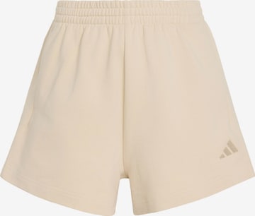 ADIDAS SPORTSWEAR Loosefit Sportshorts 'AK' in Beige: Vorderseite