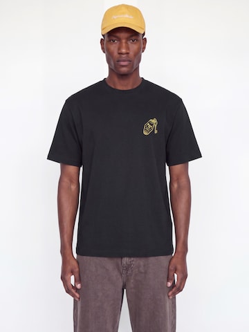 JACK & JONESMajica 'JORVINTAGE AMERICAN SUMMER' - crna boja: prednji dio