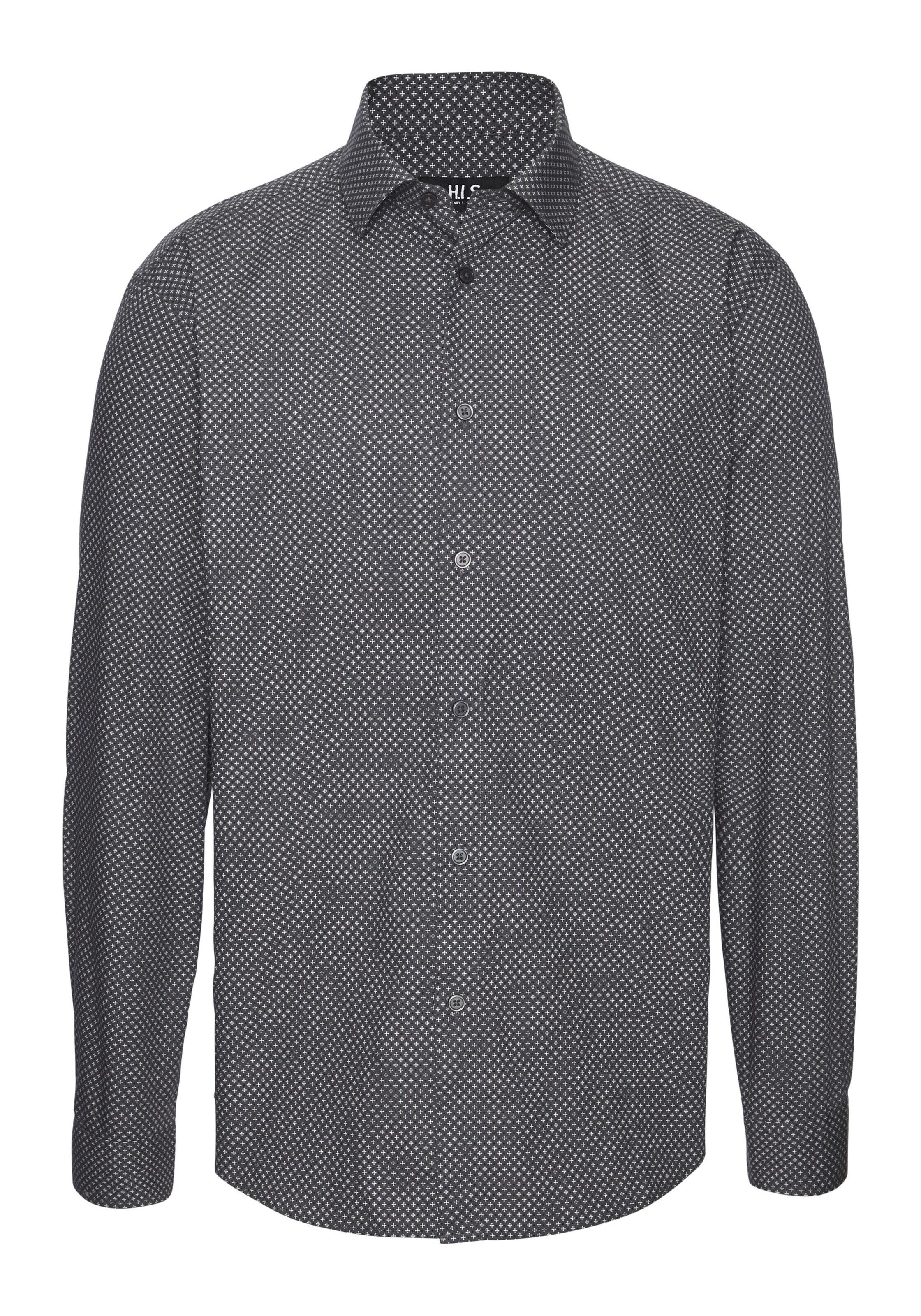 H.I.S Srajca | siva barva: sprednja stran
