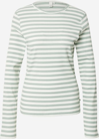 QS Shirt in Grün: Vorderseite