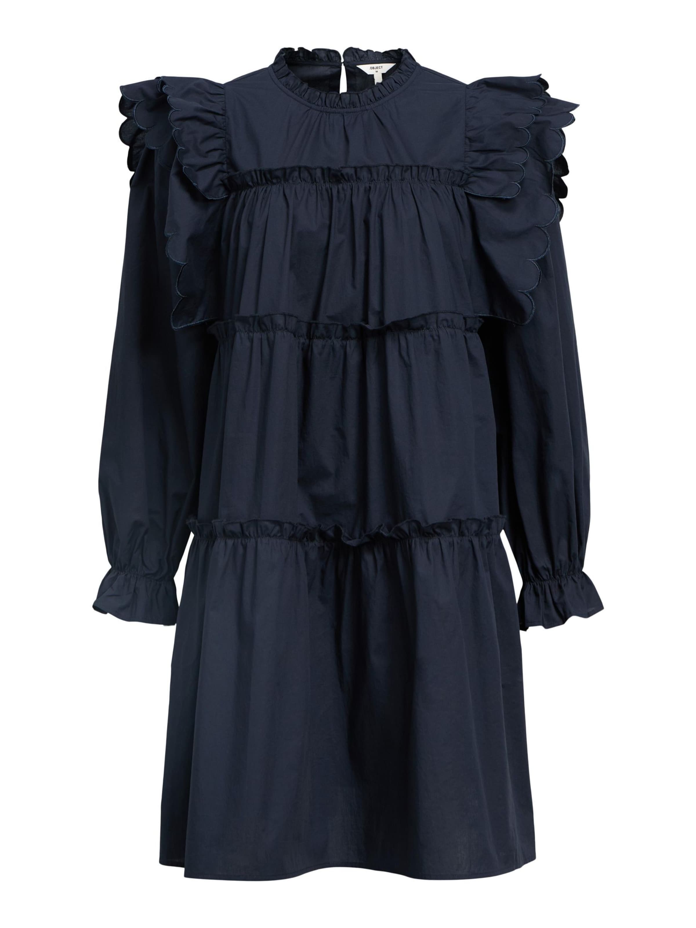 OBJECT Jurk 'OBJHope' in de kleur Marine, Productweergave