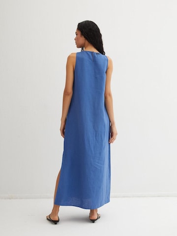 SILK & CASHMERE Dress in Blue