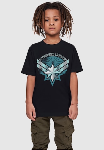 T-Shirt 'Captain Marvel - Starforce Warrior' ABSOLUTE CULT en noir : devant