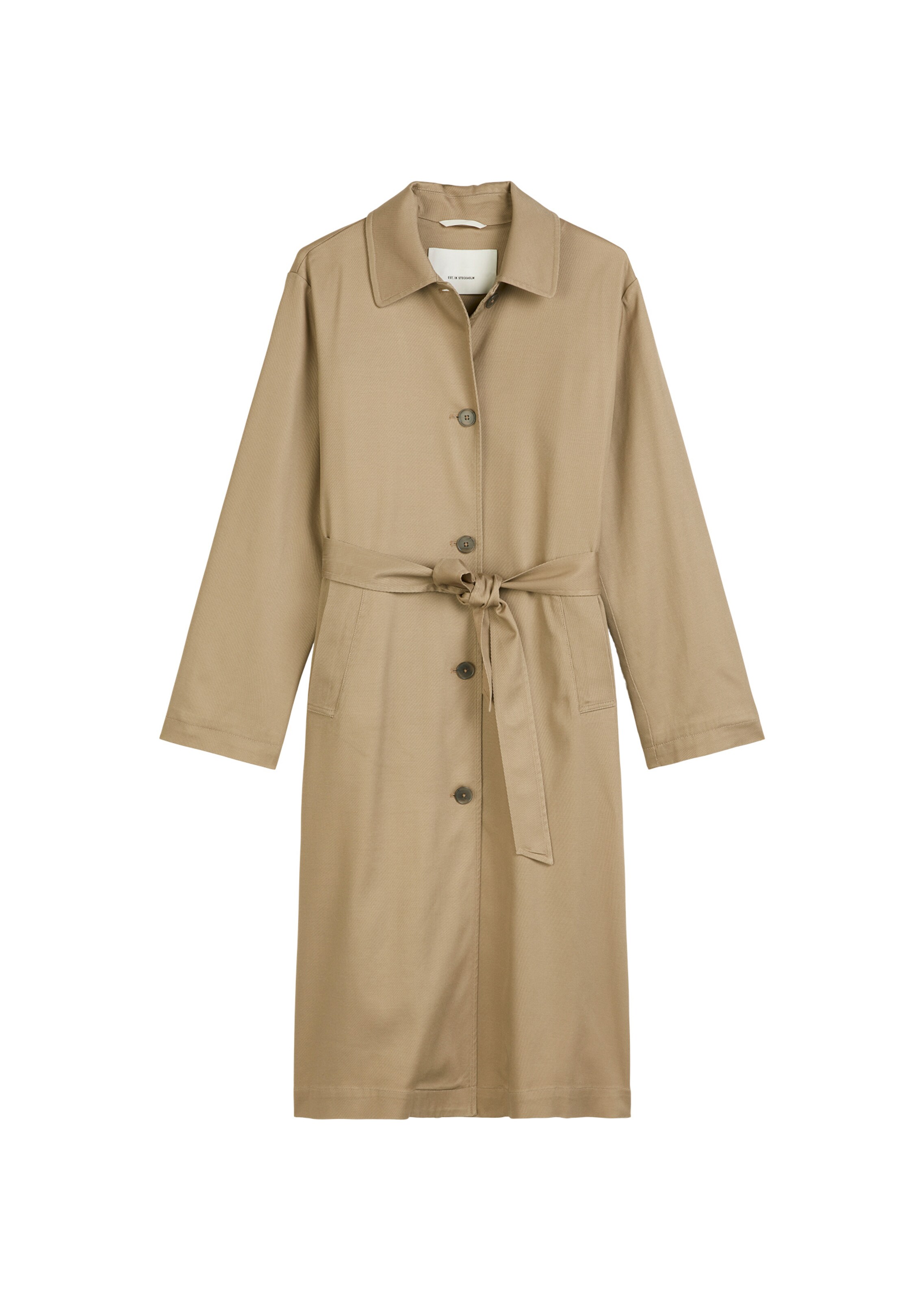 Marc O'Polo Between-seasons coat in Beige: front