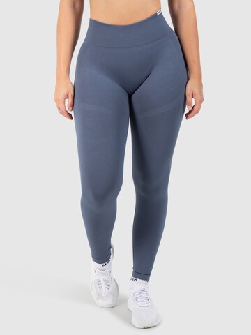 Smilodox Skinny Sportbroek in Blauw: voorkant