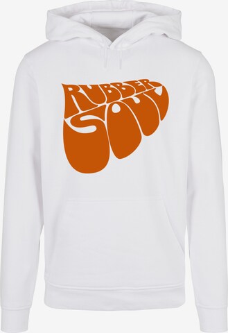 Merchcode Sweatshirt ' Beatles - Rubber Soul' in White: front