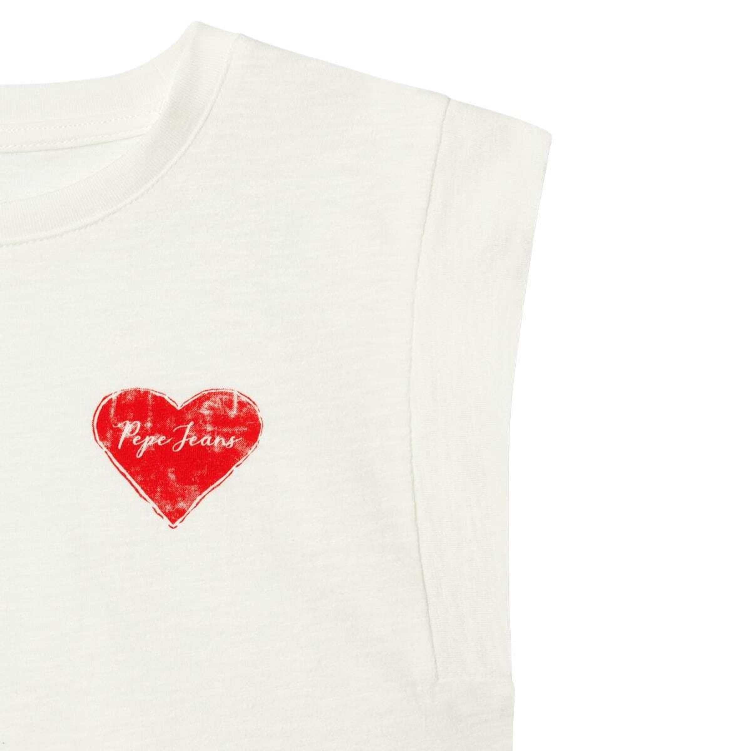 T-shirt 'Ludmilla' Pepe Jeans en blanc