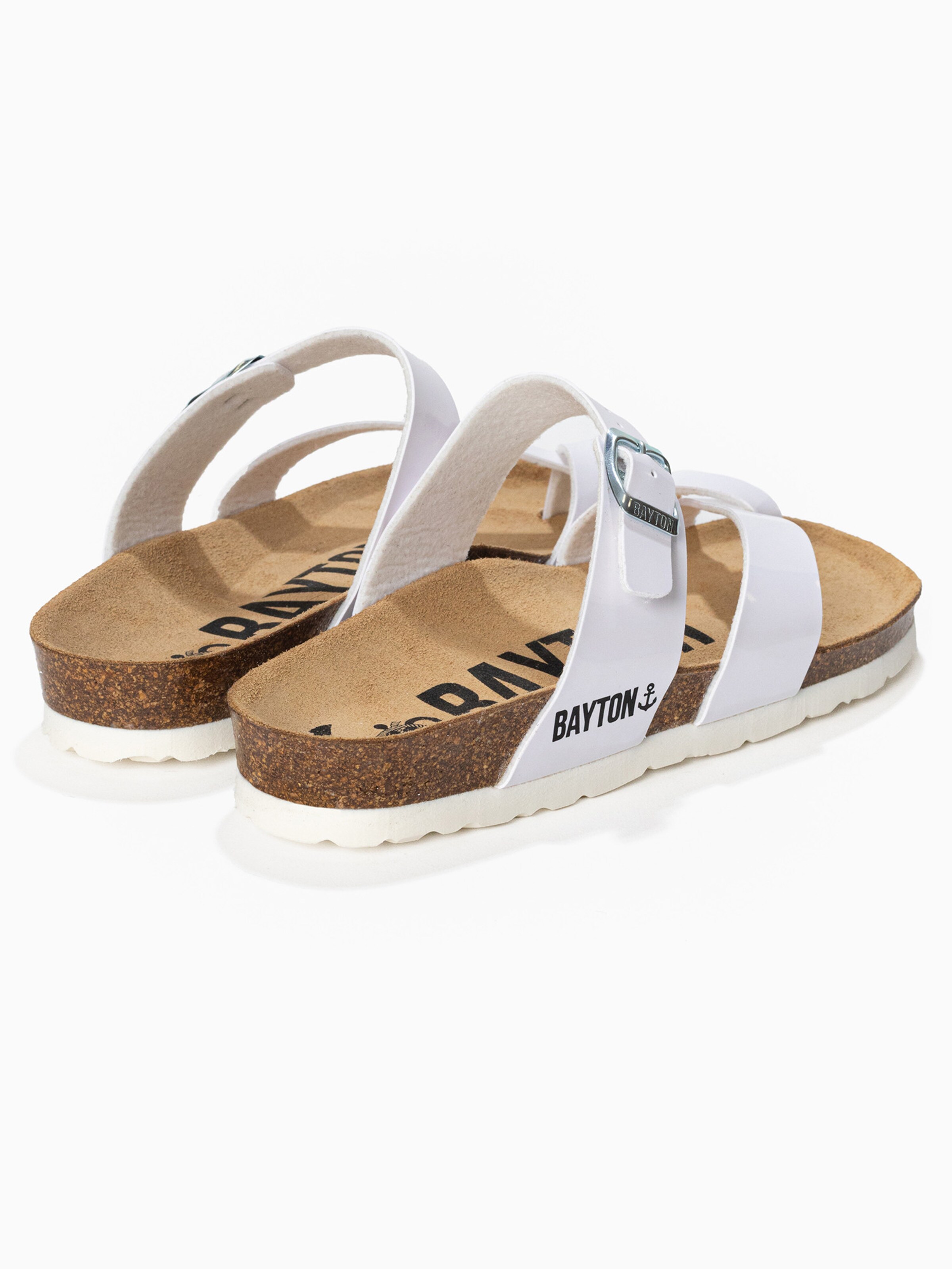 Bayton Pantoletter 'Diane' i hvid