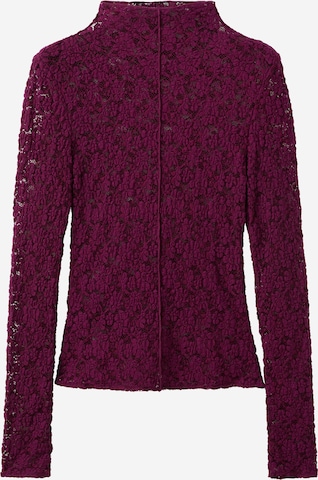 T-shirt 'XSELENA' MANGO en rouge : devant