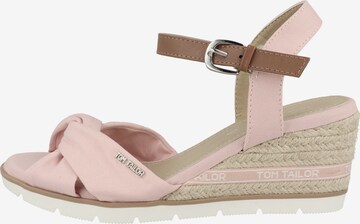 TOM TAILOR Remsandal i rosa