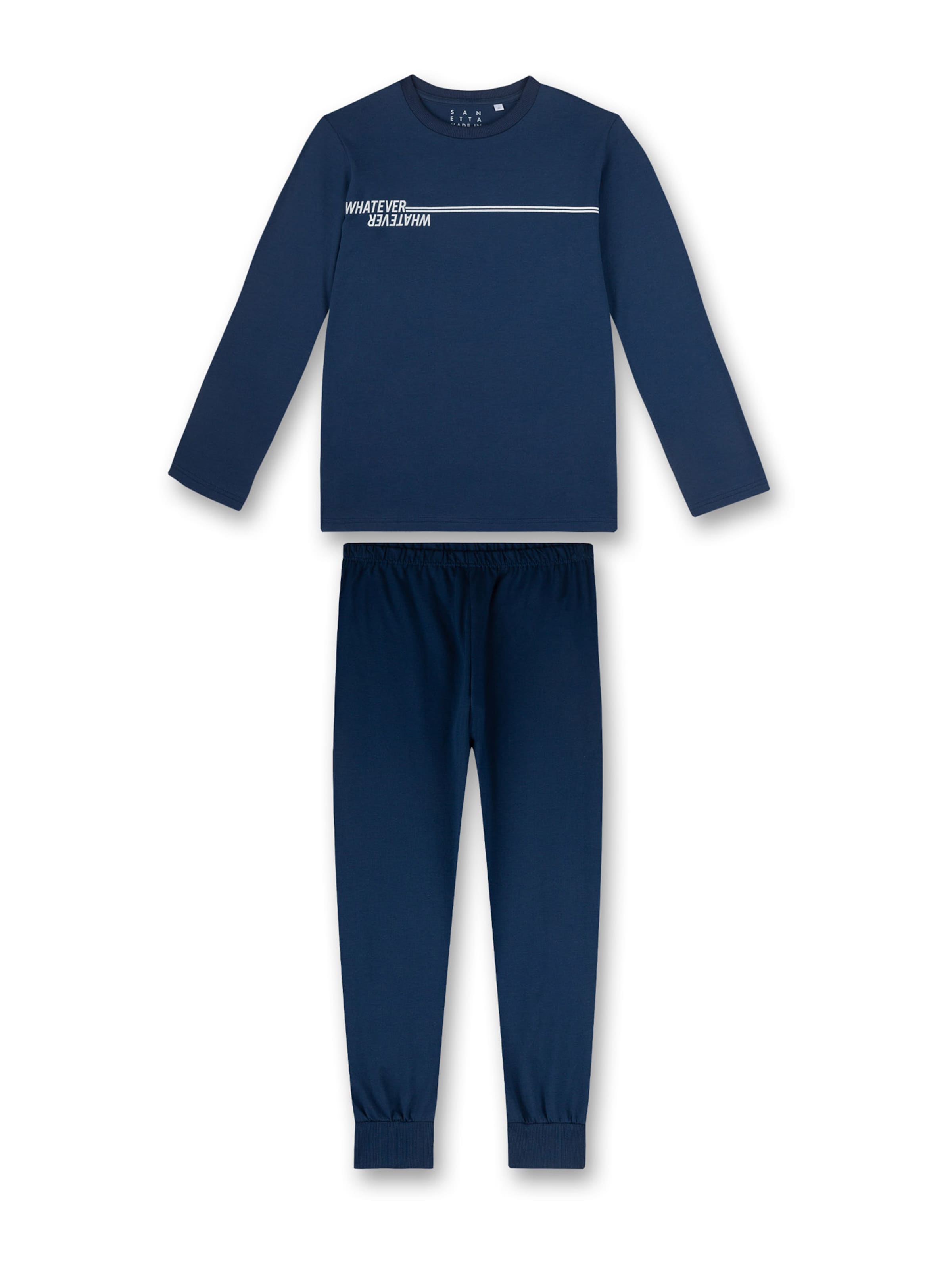 Sanetta - Pijama en azul: frente