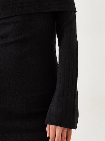 Bianco Lucci Gebreide jurk in Zwart