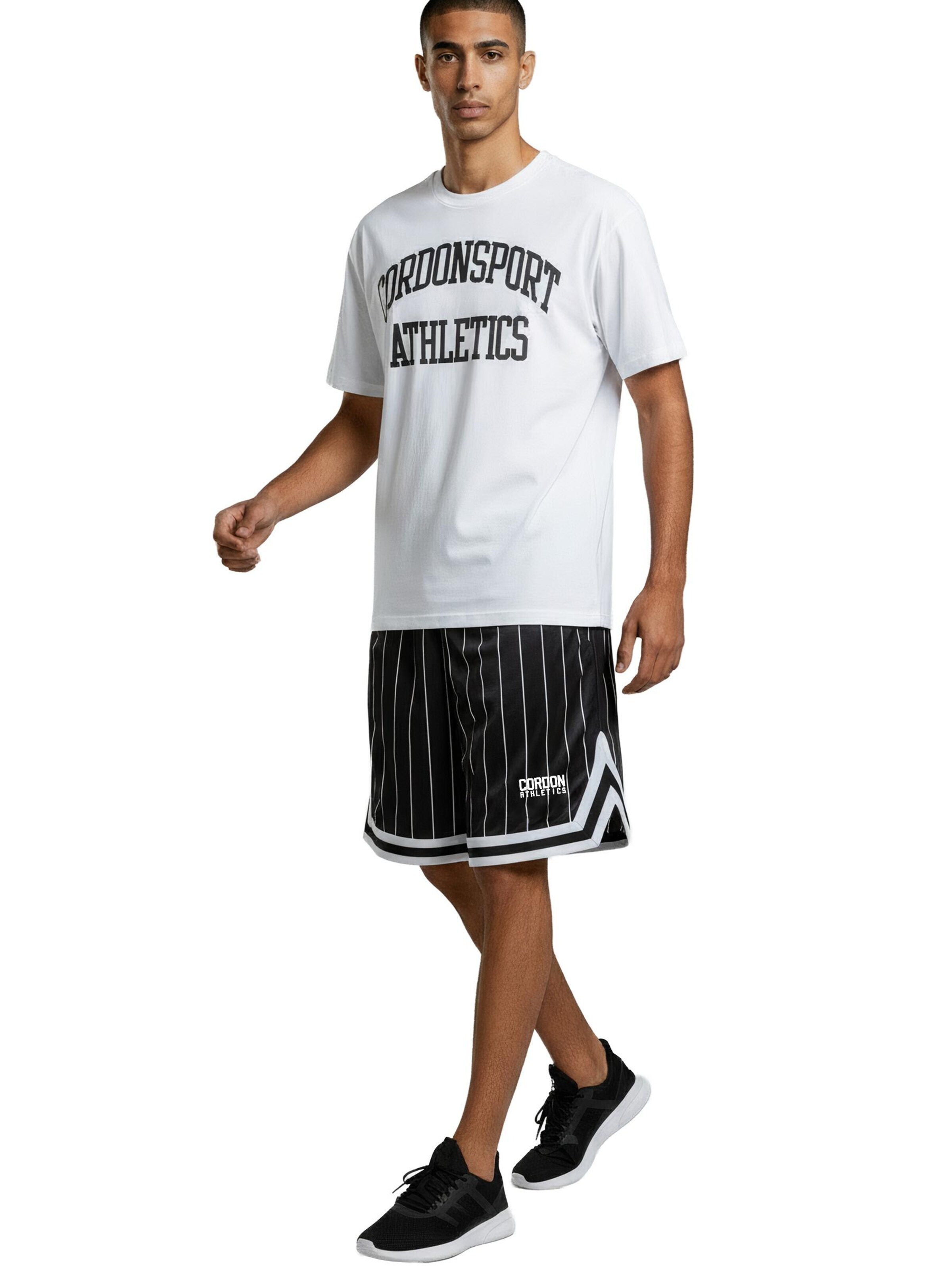 Cordon Sport Regular Workout Pants in Black: front